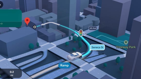 Google Maps avec une navigation immersive en 3D