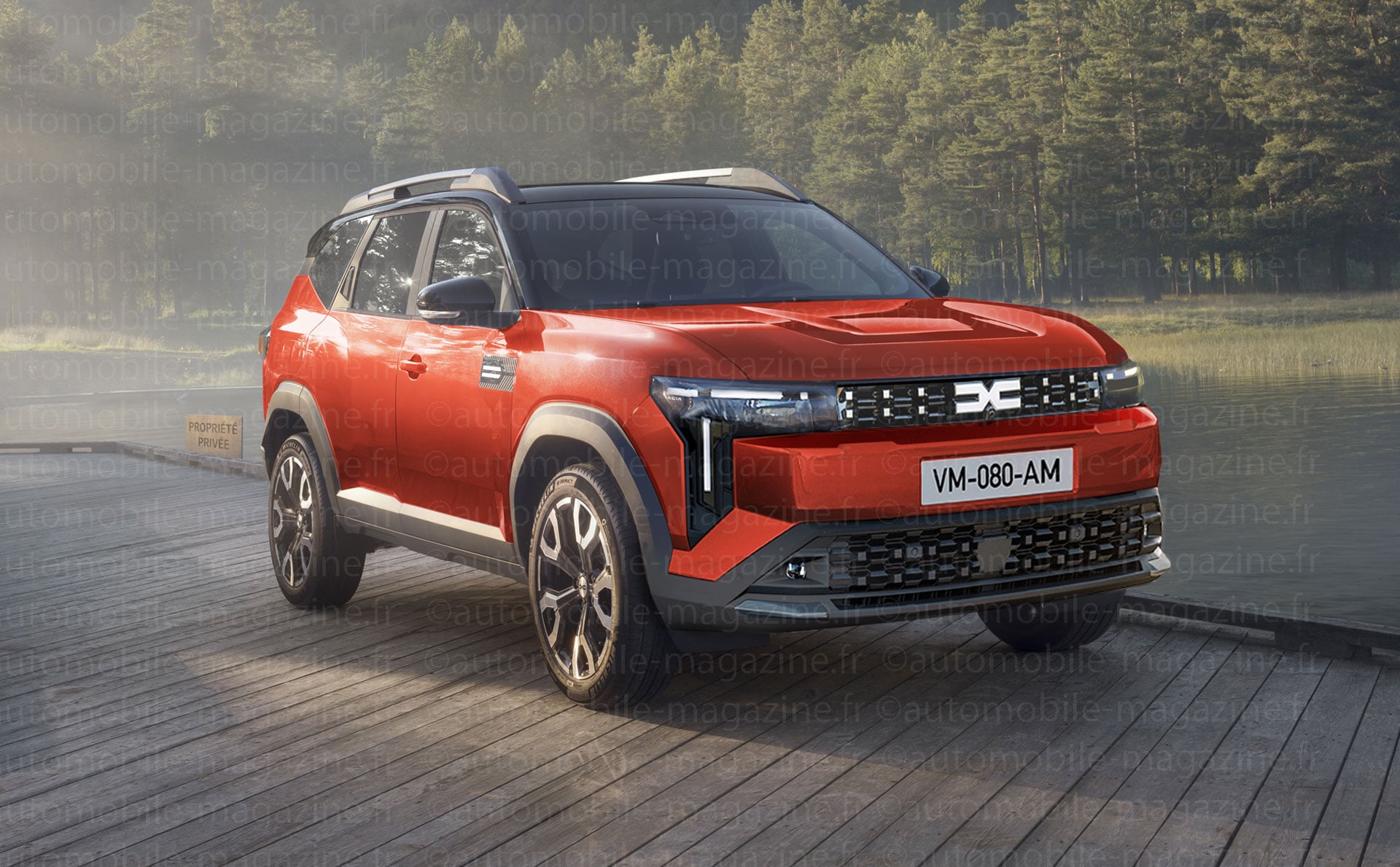 Illustration du Dacia Bigster restylé