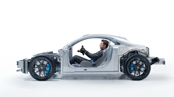 Plateforme APP (Alpine Performance Platform) dédiée aux sportives électriques