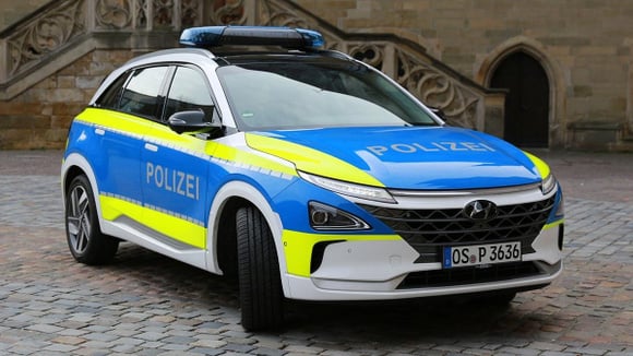 La police d’Osnabrück expérimente l’hydrogène avec un Hyundai Nexo