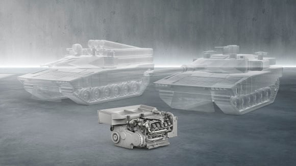 Le moteur du futur char en développement chez Rolls-Royce Power Systems