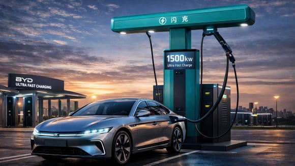 BYD met en avant une recharge quasi complète en moins de dix minutes pour attirer les clients