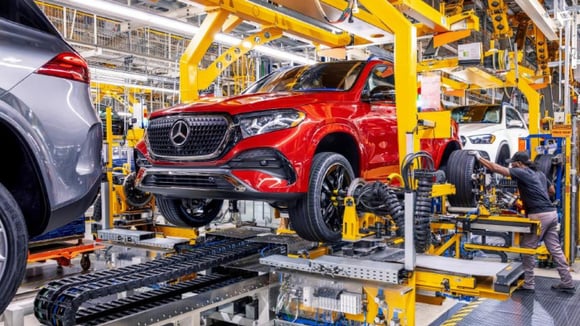 Le SUV Mercedes GLE produit à Tuscaloosa, en Alabama
