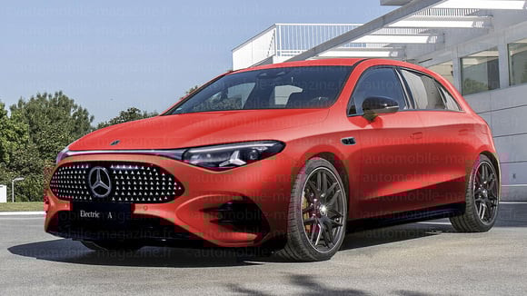 La future Mercedes Classe A de cinquième génération annoncée en électrique et en thermique légèrement hybridé
