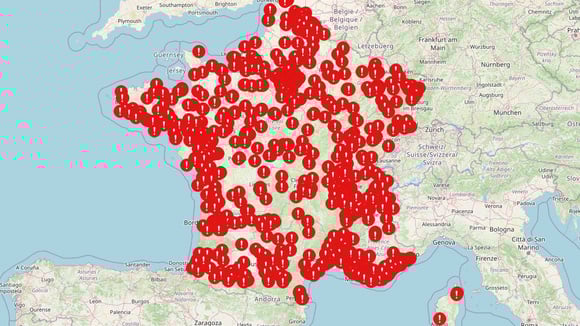 Carte et suivi des stations en tension pour trouver du carburant et éviter les stations à sec