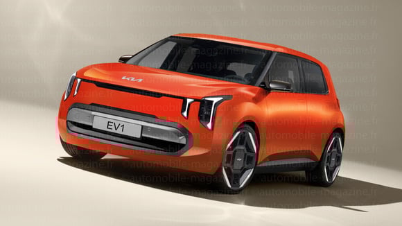Illustration de la future Kia EV1