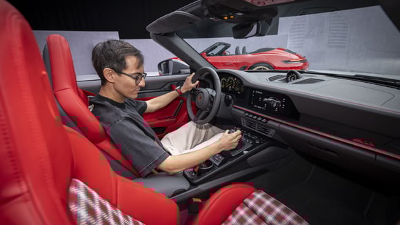 La Porsche 911 GT3 S/C est livrée avec une boîte manuelle à 6 rapports