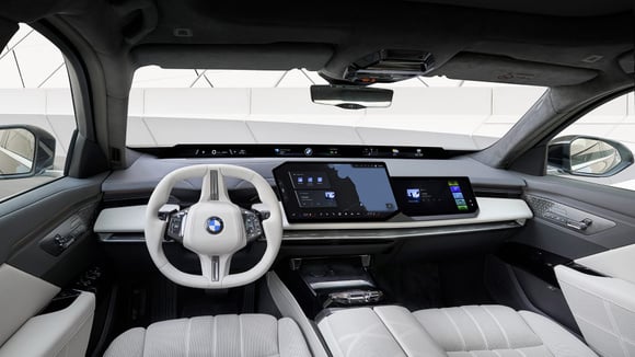 Intérieur de la BMW Série 7 restylée