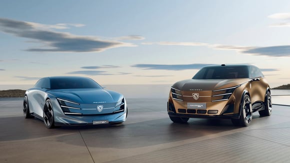 Peugeot présente deux études de style : Concept 6 et Concept 8