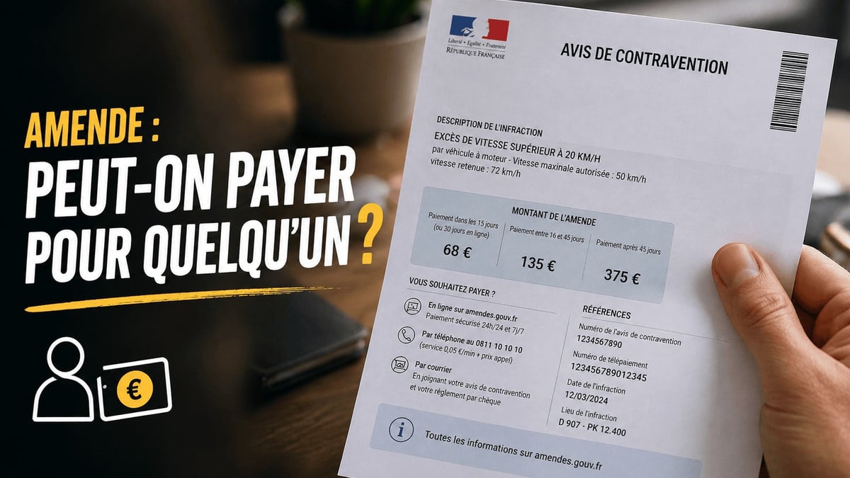Payer l’amende d’un proche : coup de main… ou faux pas qui vous bloque ?