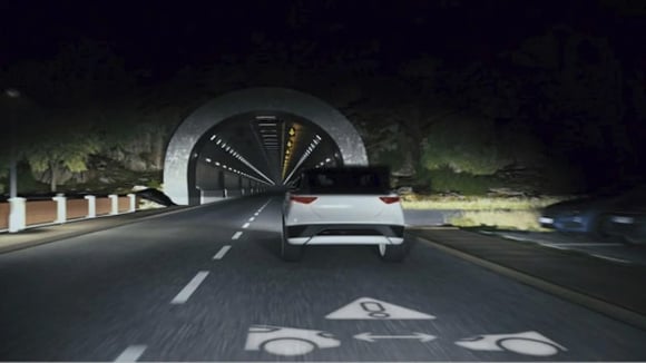 Projection de pictogrammes au sol par un système d’éclairage automobile