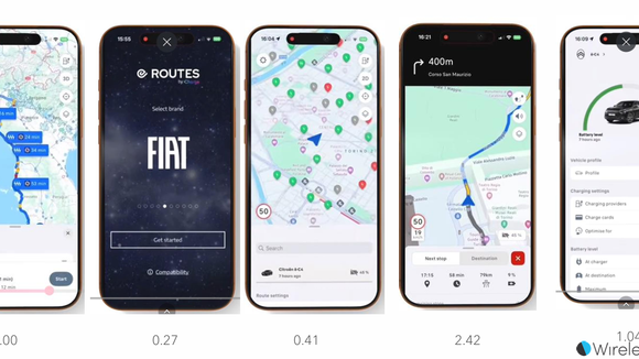 L’application e-ROUTES calcule l’itinéraire selon l’autonomie, les bornes disponibles et le trafic