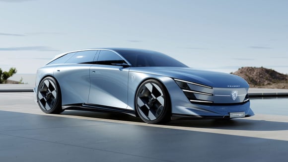 Étude de style Peugeot Concept 6 dévoilée au salon de Pékin