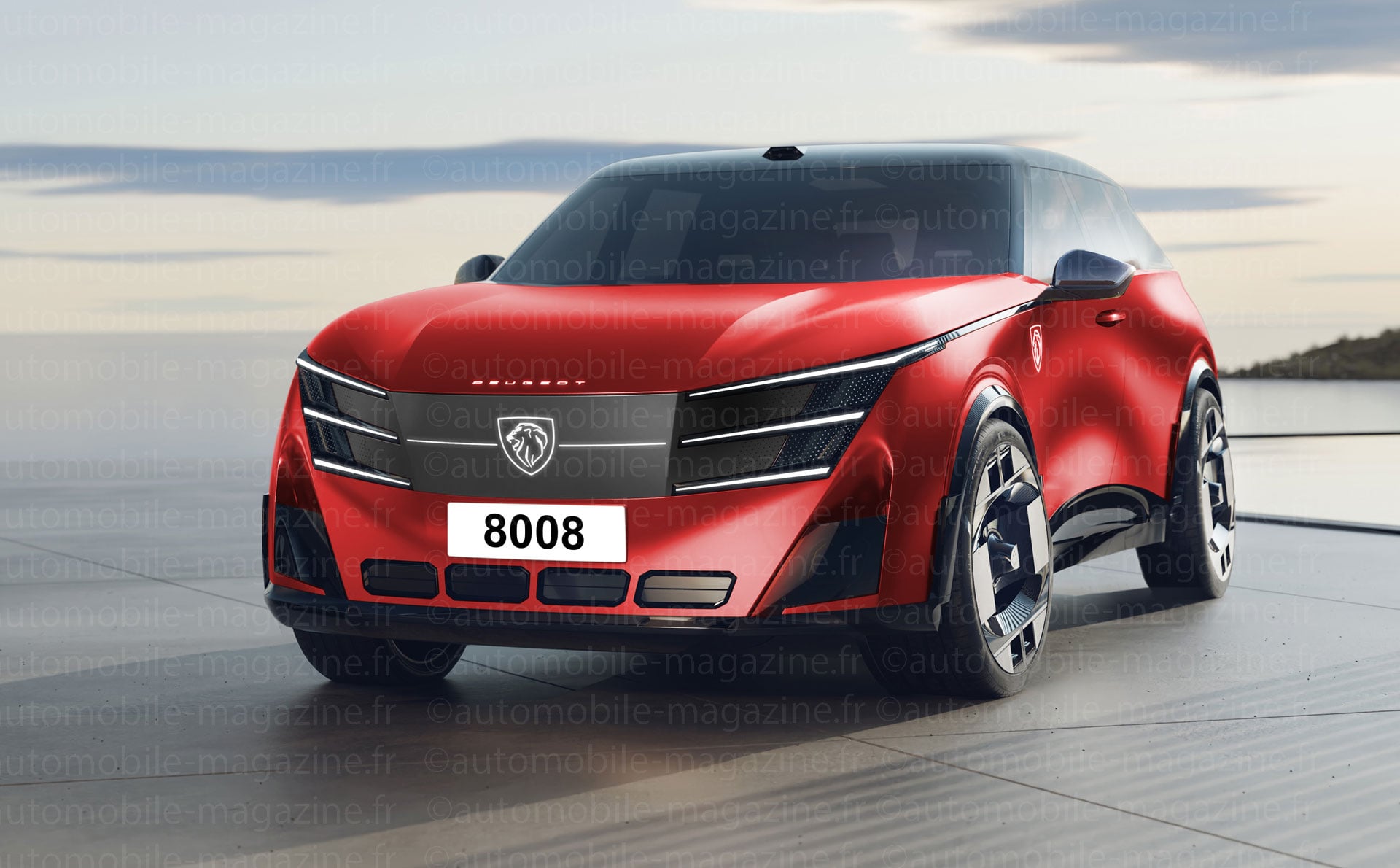 Le concept Peugeot 8 présenté à Pékin, futur SUV 8008