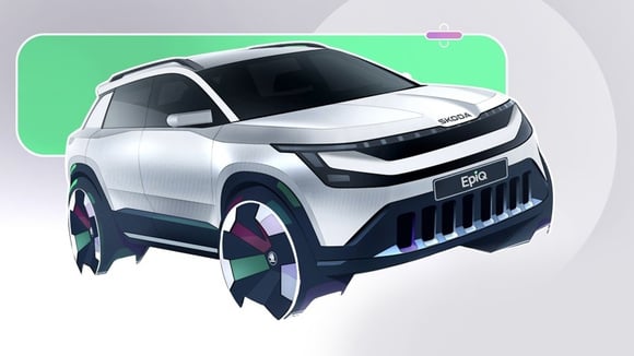 Le Skoda Epiq vise un prix autour de 25 000 €, jusqu’à 430 km d’autonomie et un style pensé pour le segment des petits SUV électriques.
