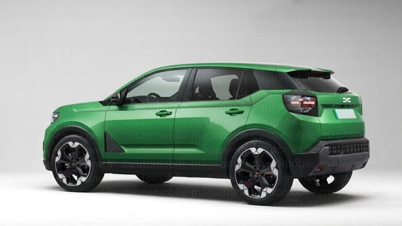 Illustration de la Dacia “Evader” présentée comme un petit SUV