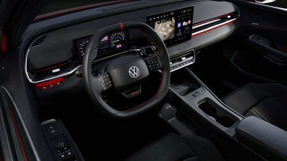 L’habitacle de la Volkswagen ID.Polo GTI adopte des codes sportifs