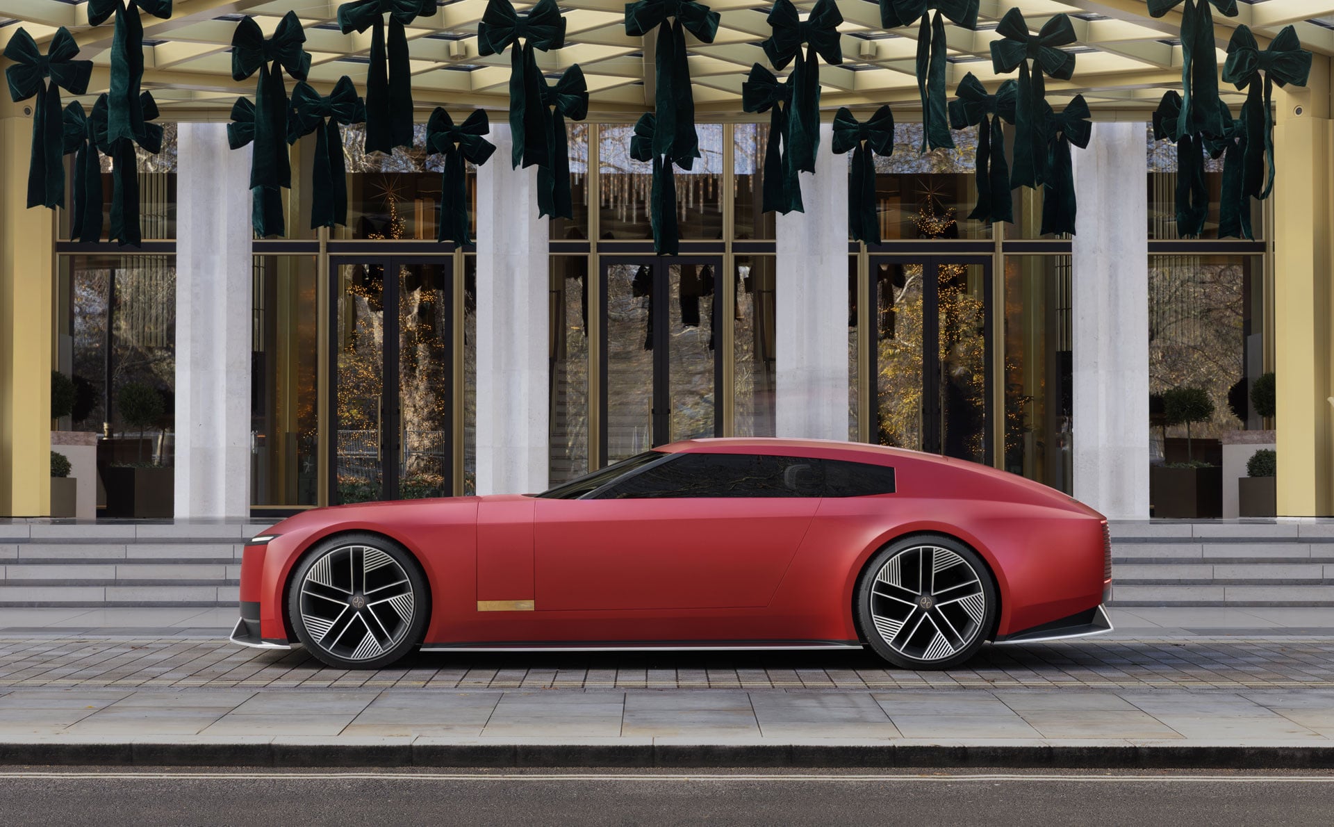 Le concept Jaguar Type 00 repeint en London Red