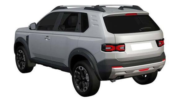 Graphisme des feux arrière du futur Lada Niva évoquant un X