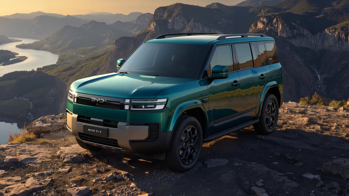 BYD Ti7 : le SUV hybride XXL qui vient défier le Defender sur le terrain du 4x4