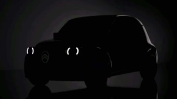 Aperçu officiel : silhouette de la future Citroën 2CV