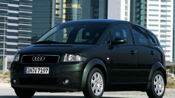 L’Audi A2 a été commercialisée entre 2000 et 2005.