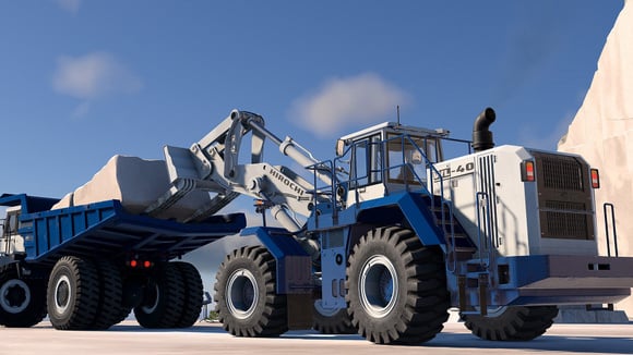 BeamNG.drive permet de conduire des engins de chantier