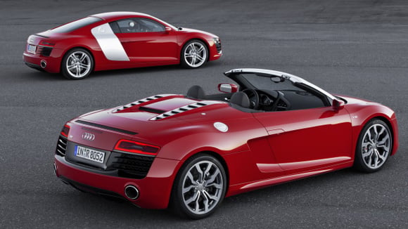 La première Audi R8 et sa version Spyder