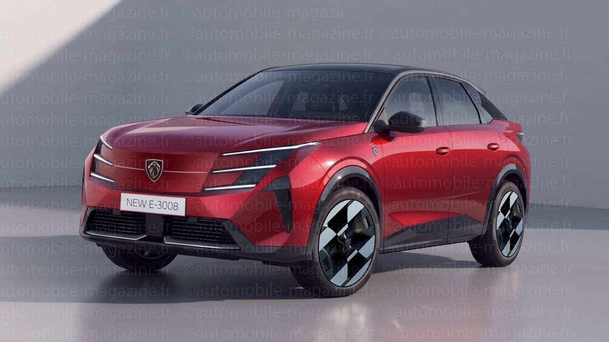Peugeot E-3008 : un restylage musclé à l’avant… mais un grand absent dans l’habitacle ?