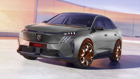 Illustration d'une version plus sportive du Peugeot E-3008