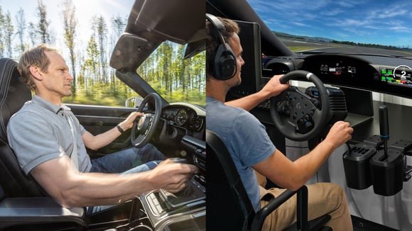 La boîte manuelle se raréfie sur les sportives, mais progresse dans le simracing