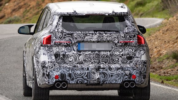 Arrière du BMW X1 restylé : évolutions plus sobres