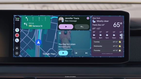 Android Auto adopte une interface d’alertes plus discrète dans Google Maps
