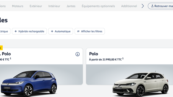 Le configurateur Volkswagen est parmi les mieux notés