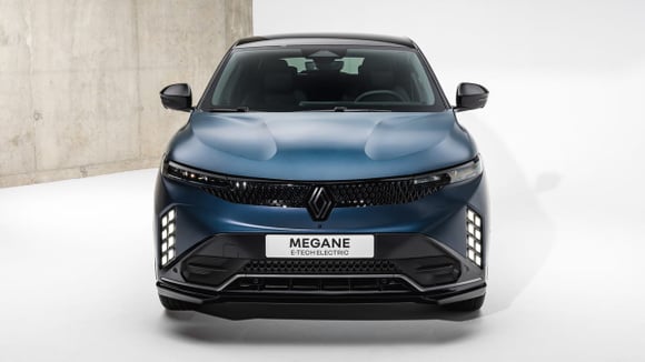 La nouvelle Renault Mégane E-Tech restylée vue de l’avant