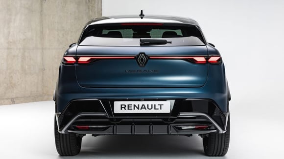 Détail des nouveaux boucliers de la Renault Mégane E-Tech restylée