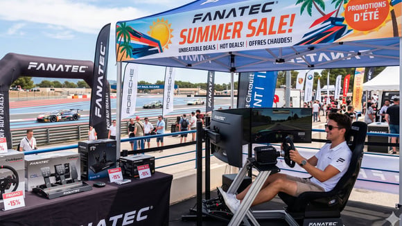 Fanatec propose plusieurs offres sur son matériel de simracing pendant les « Summer deals ».