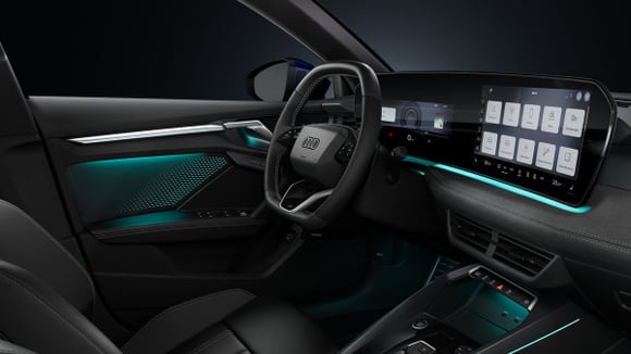L’habitacle de l’Audi A3 restylée change en profondeur