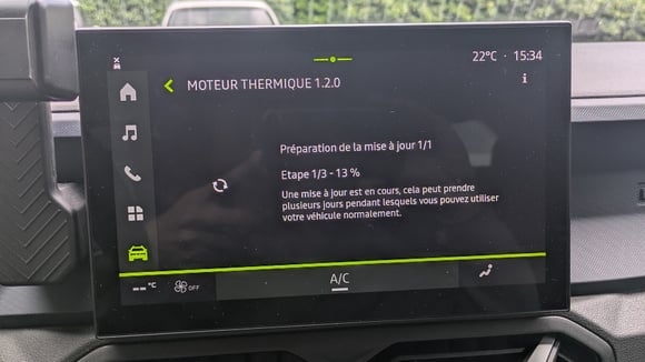 Des mises à jour à distance sont désormais proposées sur des modèles Dacia