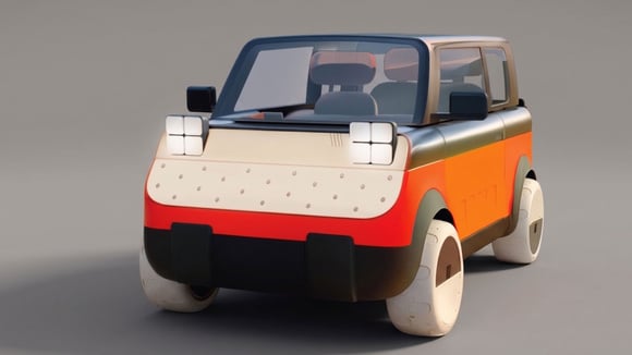 Dessin officiel de la future Fiat Panda