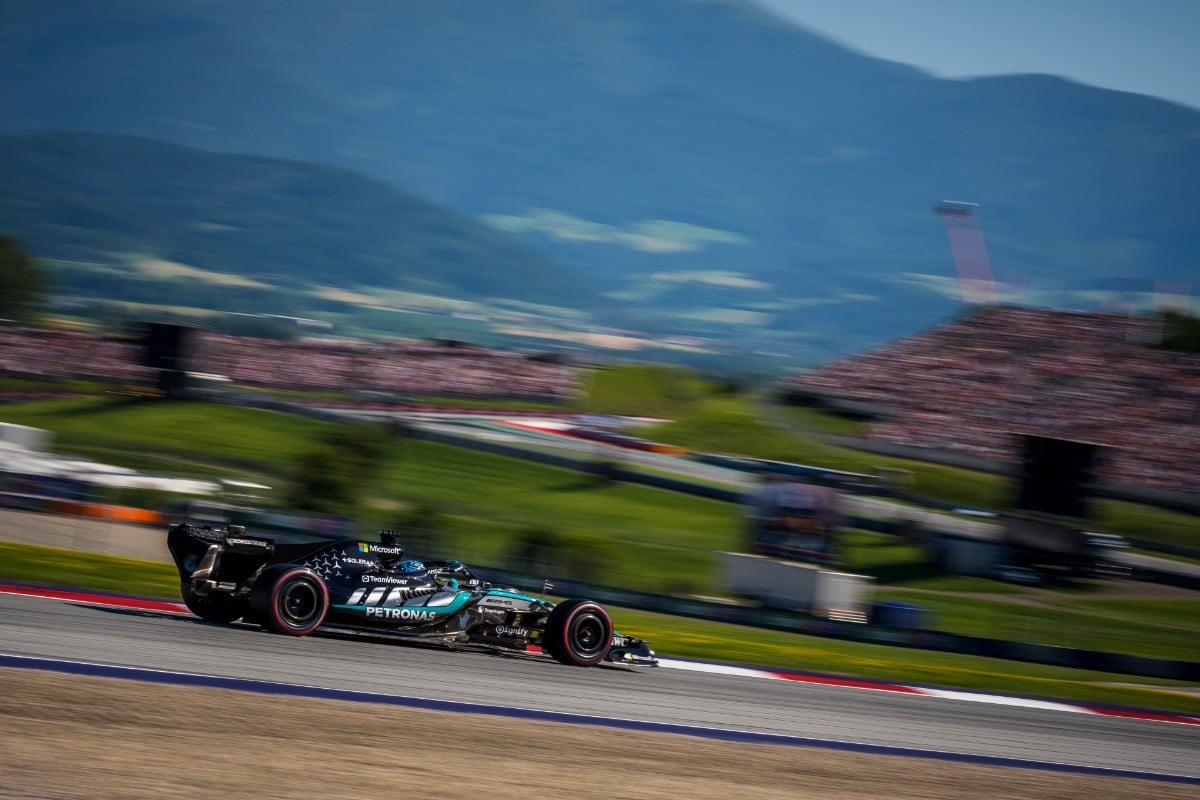 George Russell (Mercedes AMG) au Grand Prix d’Autriche 2026