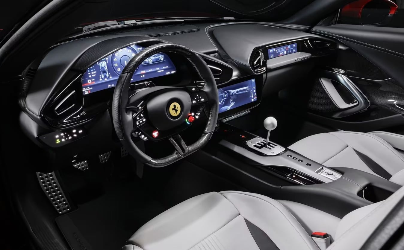 Ferrari 12Cilindri Manuale, boîte manuelle à commande électronique