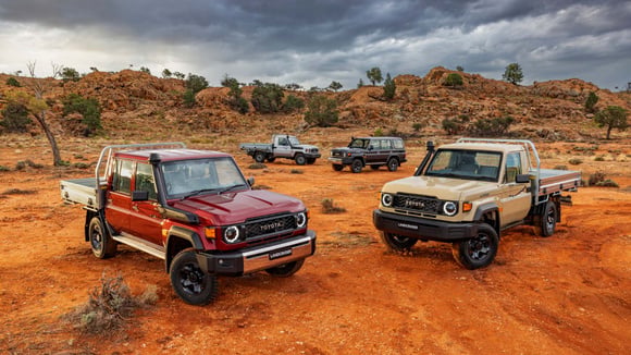 La gamme du Toyota Land Cruiser 70
