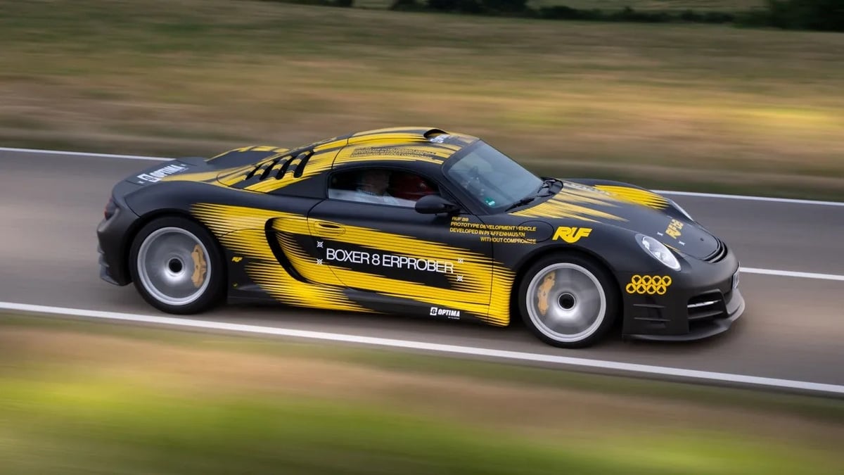 Ruf bouscule les codes : un Flat-8 de 4,8 L et plus de 1 000 ch dans une CTR3