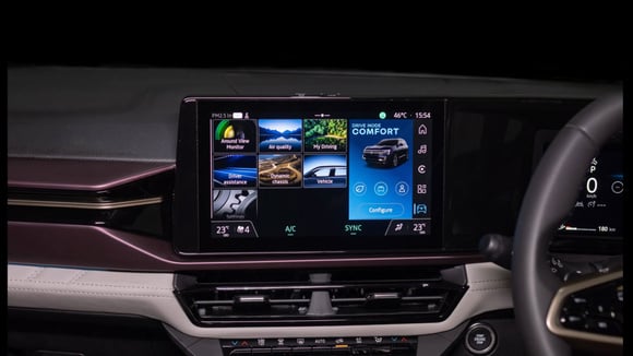 Interface multimédia adaptée du Nissan Tekton