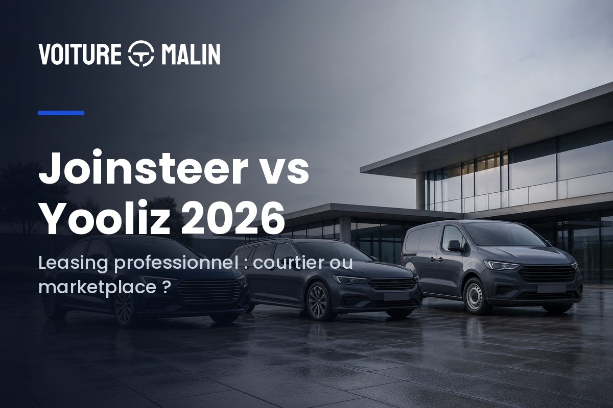 Joinsteer vs Yooliz : comparatif leasing professionnel 2026