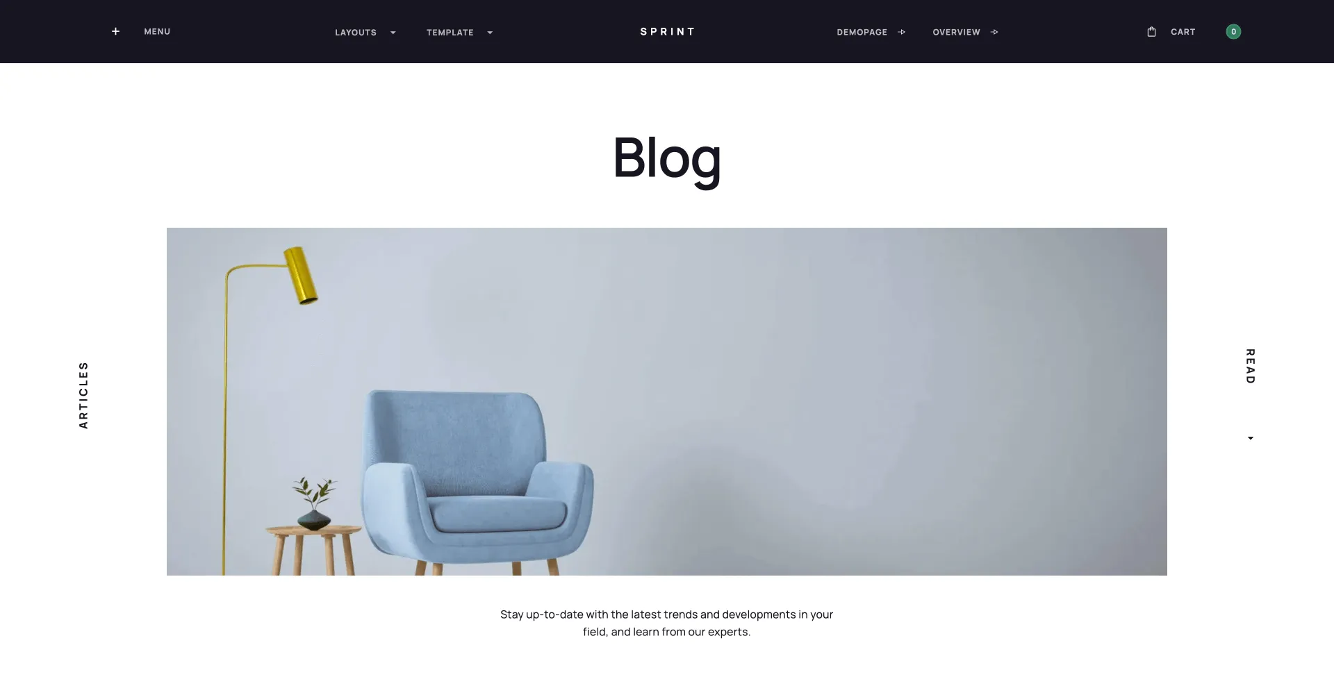 Sprint - UI Kit Webflow template screenshot