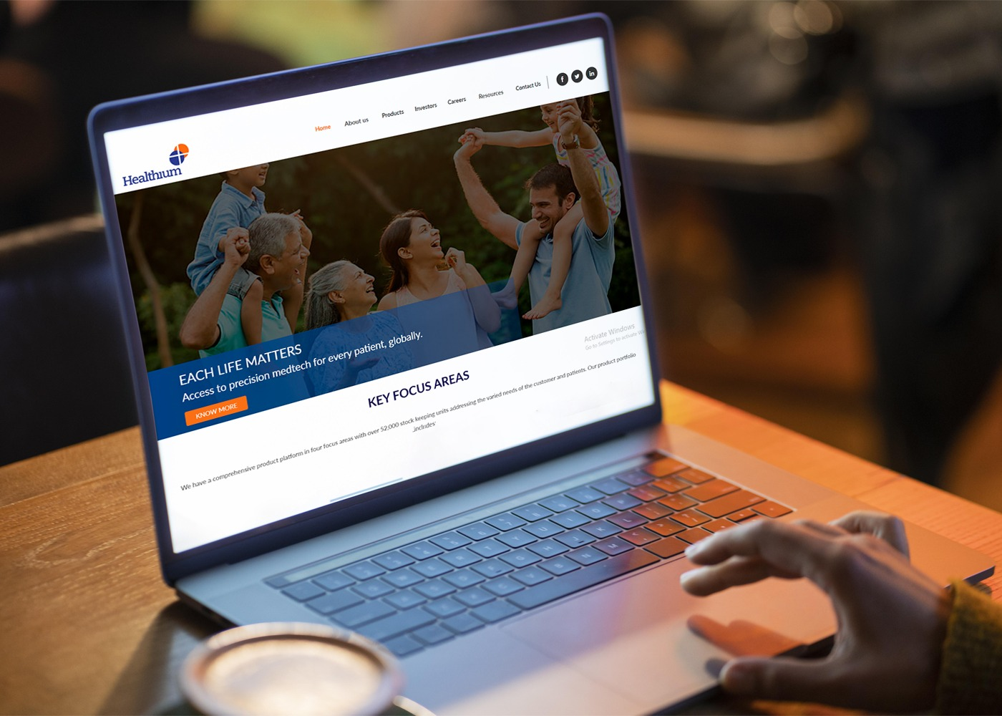 Healthium MedTech — corporate branding by Pomelo Digital (2)