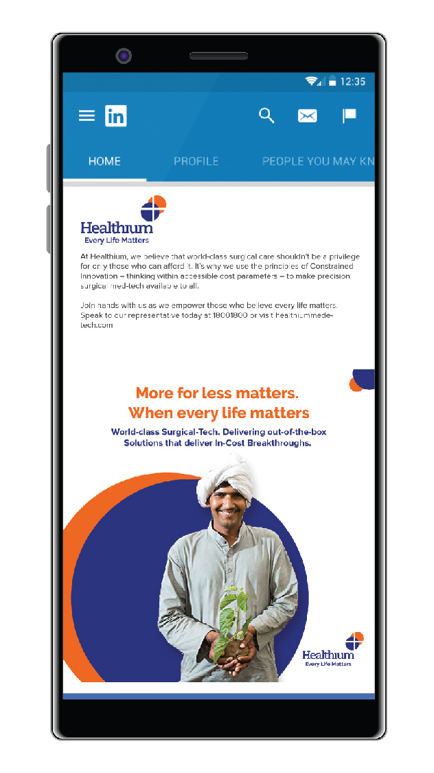 Healthium MedTech — launch campaign by Pomelo Digital (1)