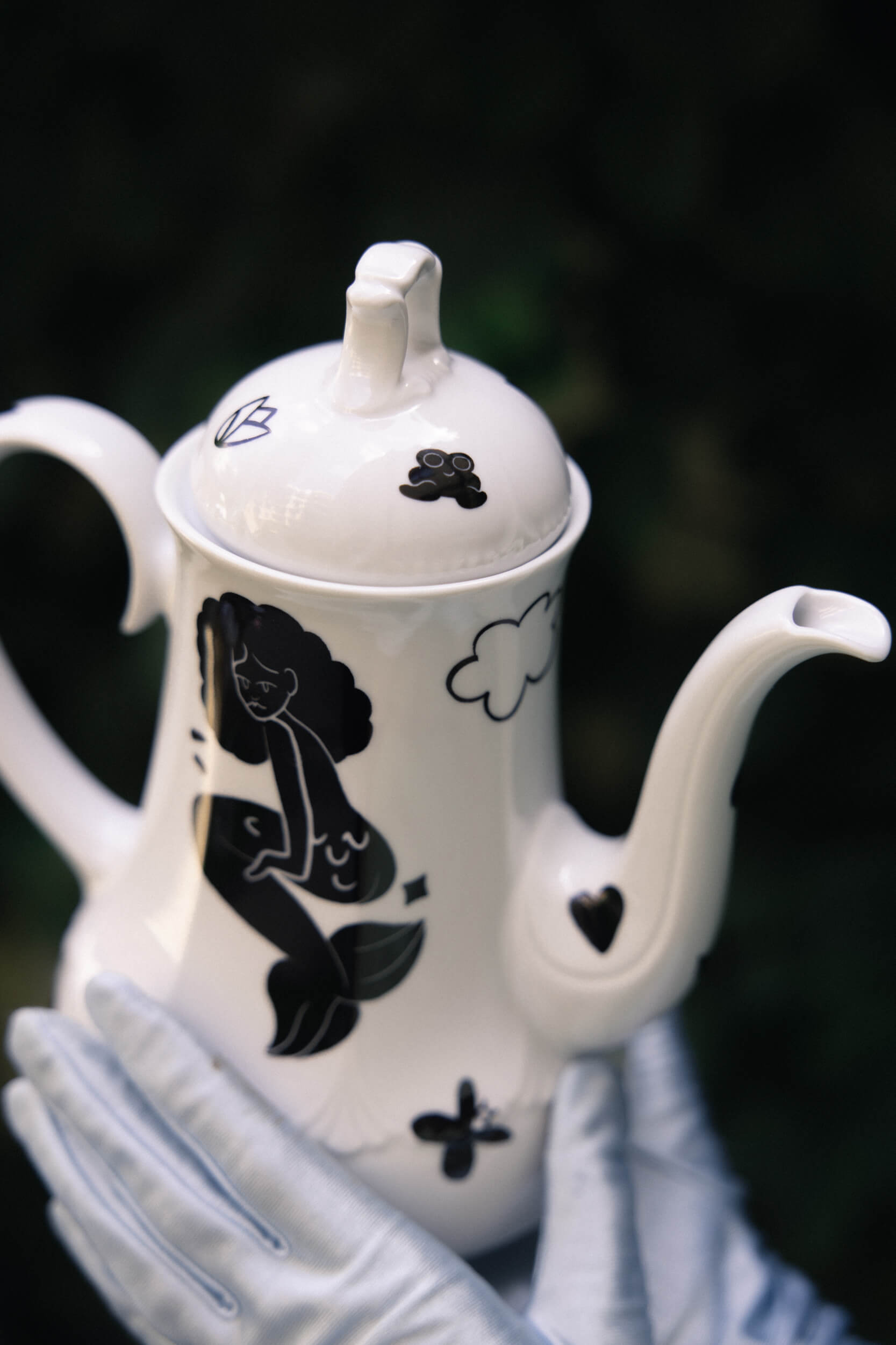 Mermaid teapot